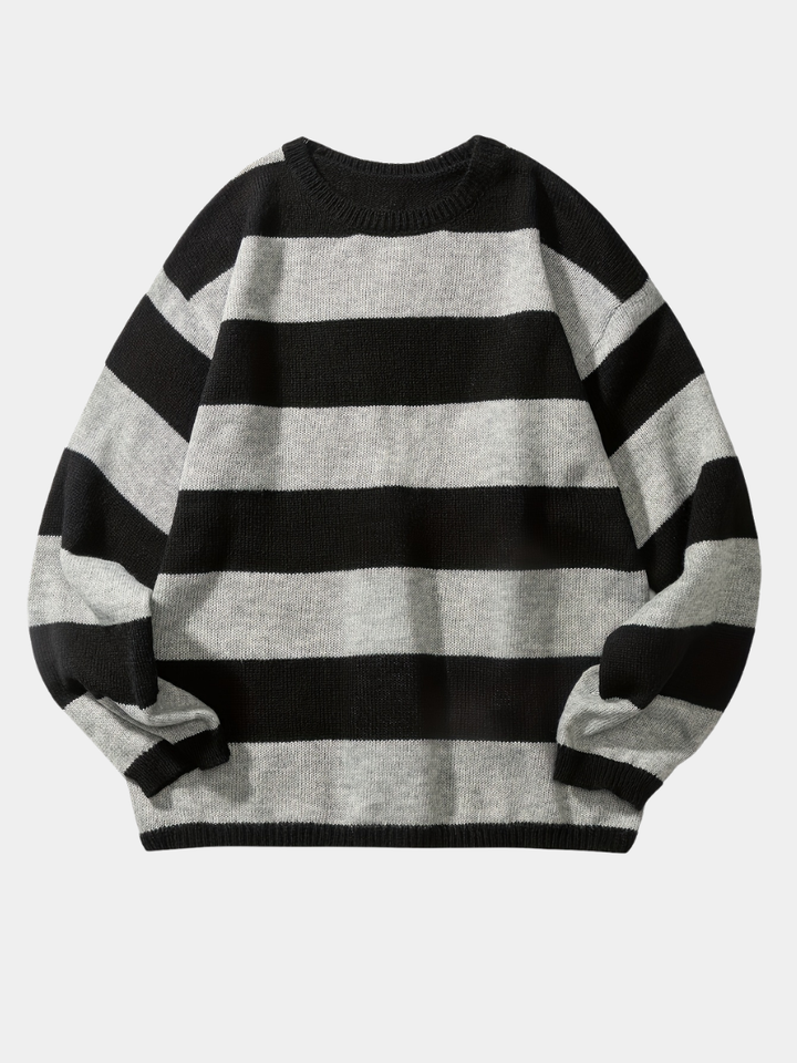 Men's Striped Knit PUllover