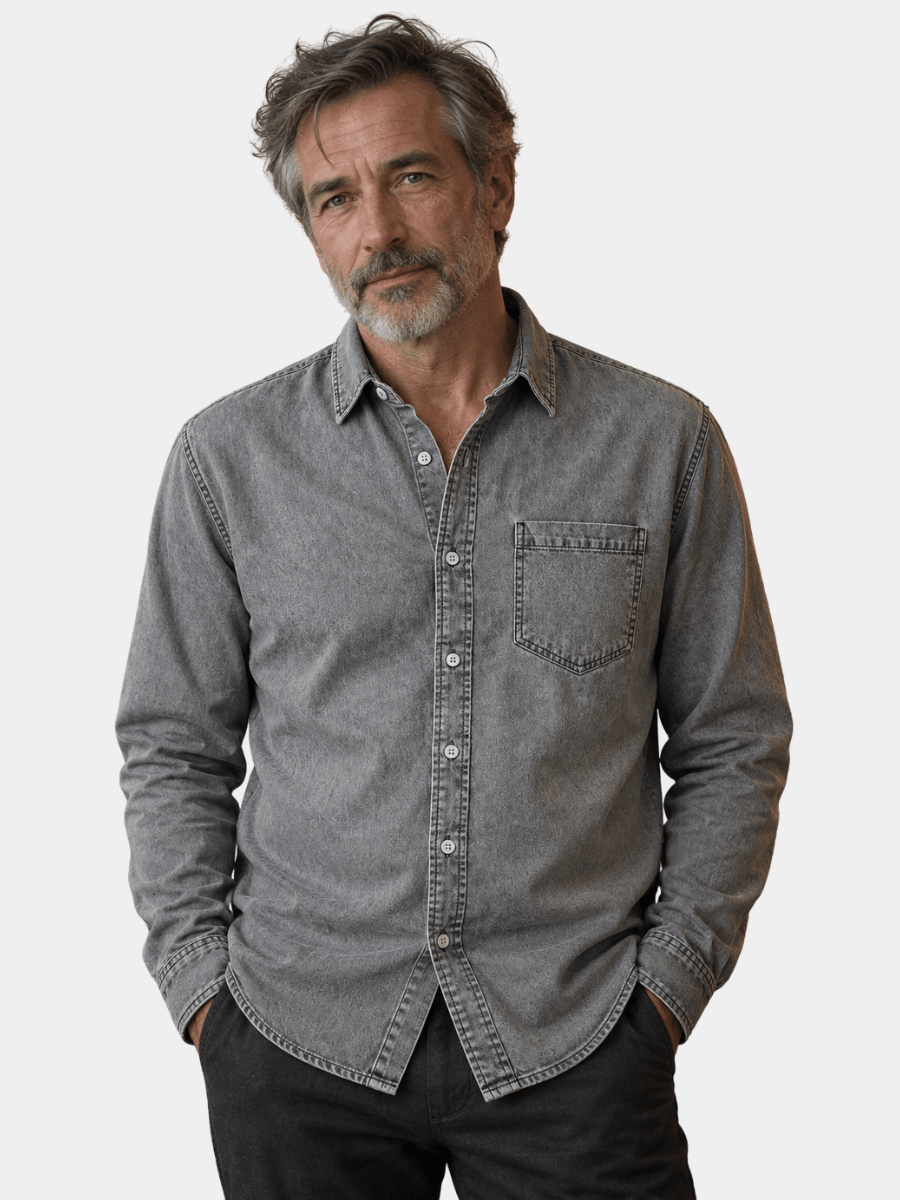 Men's Pre-Washed Cotton Shirt