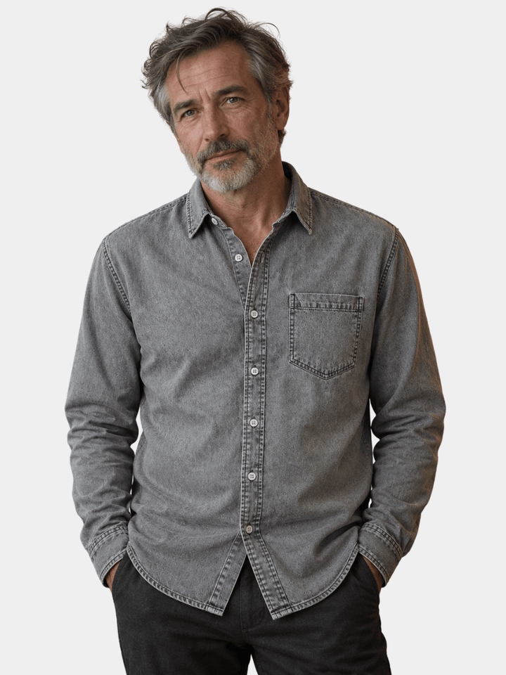 Men's Pre-Washed Cotton Shirt