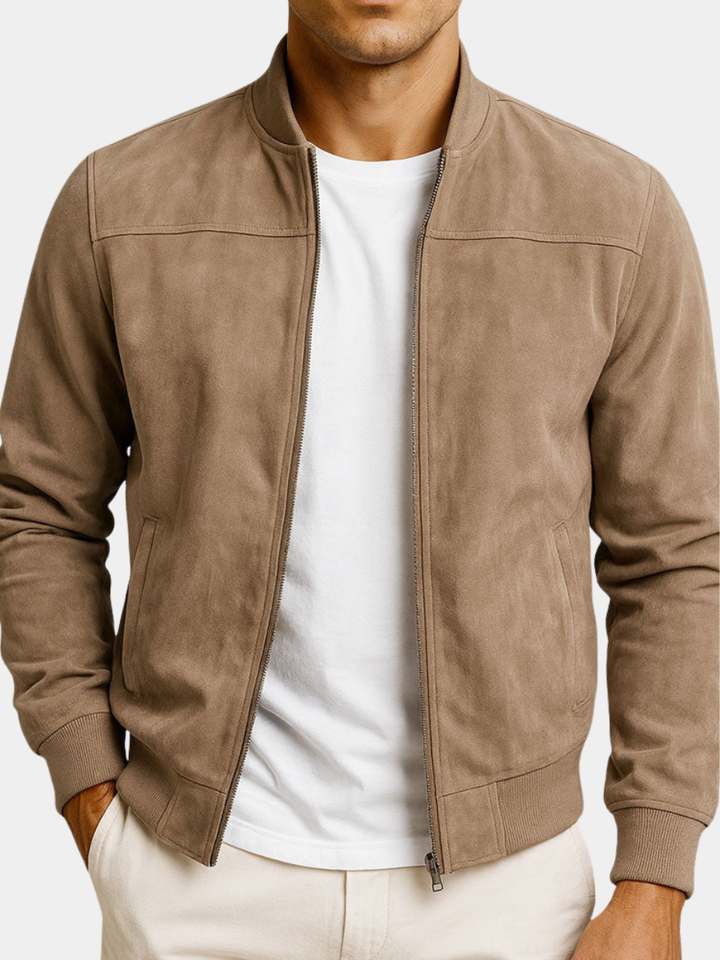 Men's Suede Effect Jacket