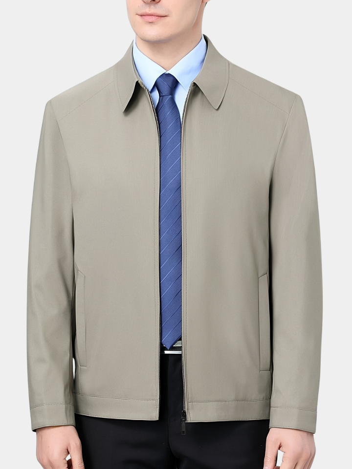Men's Zipper Lapel Jacket