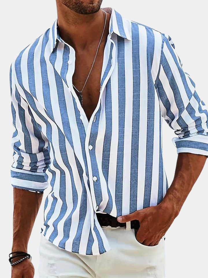 Men's Striped Summer Shirt