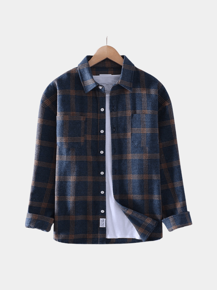 Men's Checkered Button Shirt