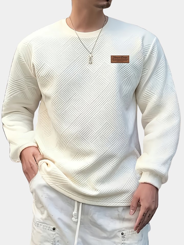 Men's Heavyweight Jacquard Sweatshirt