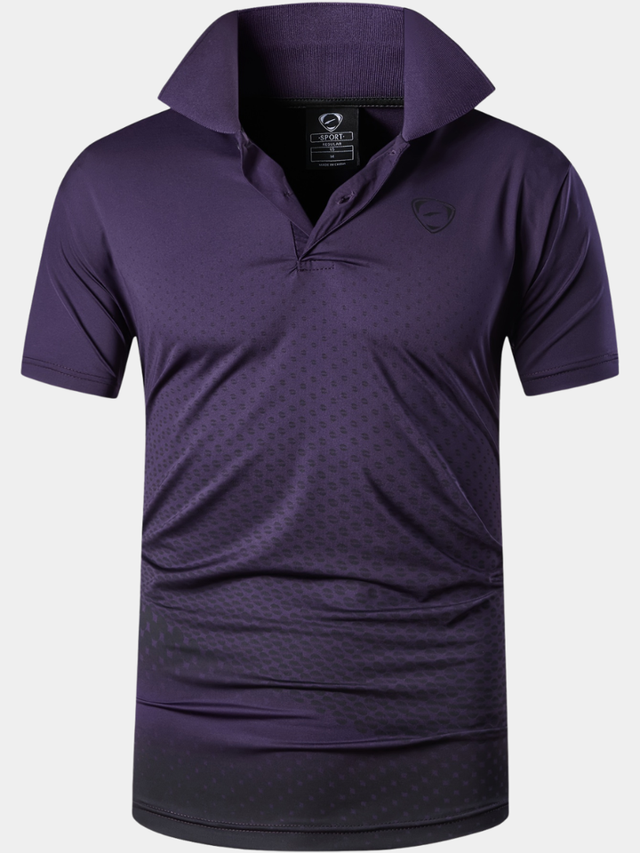 Men's Sport Print Polo Shirt