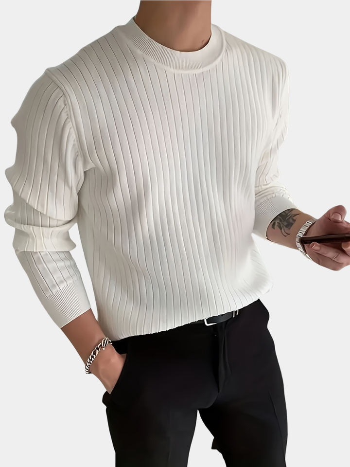 Men's Round Neck Knit Sweater