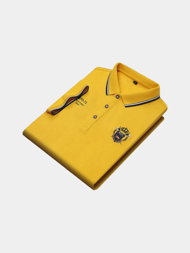 Men's Classic Embroidered Polo Shirt