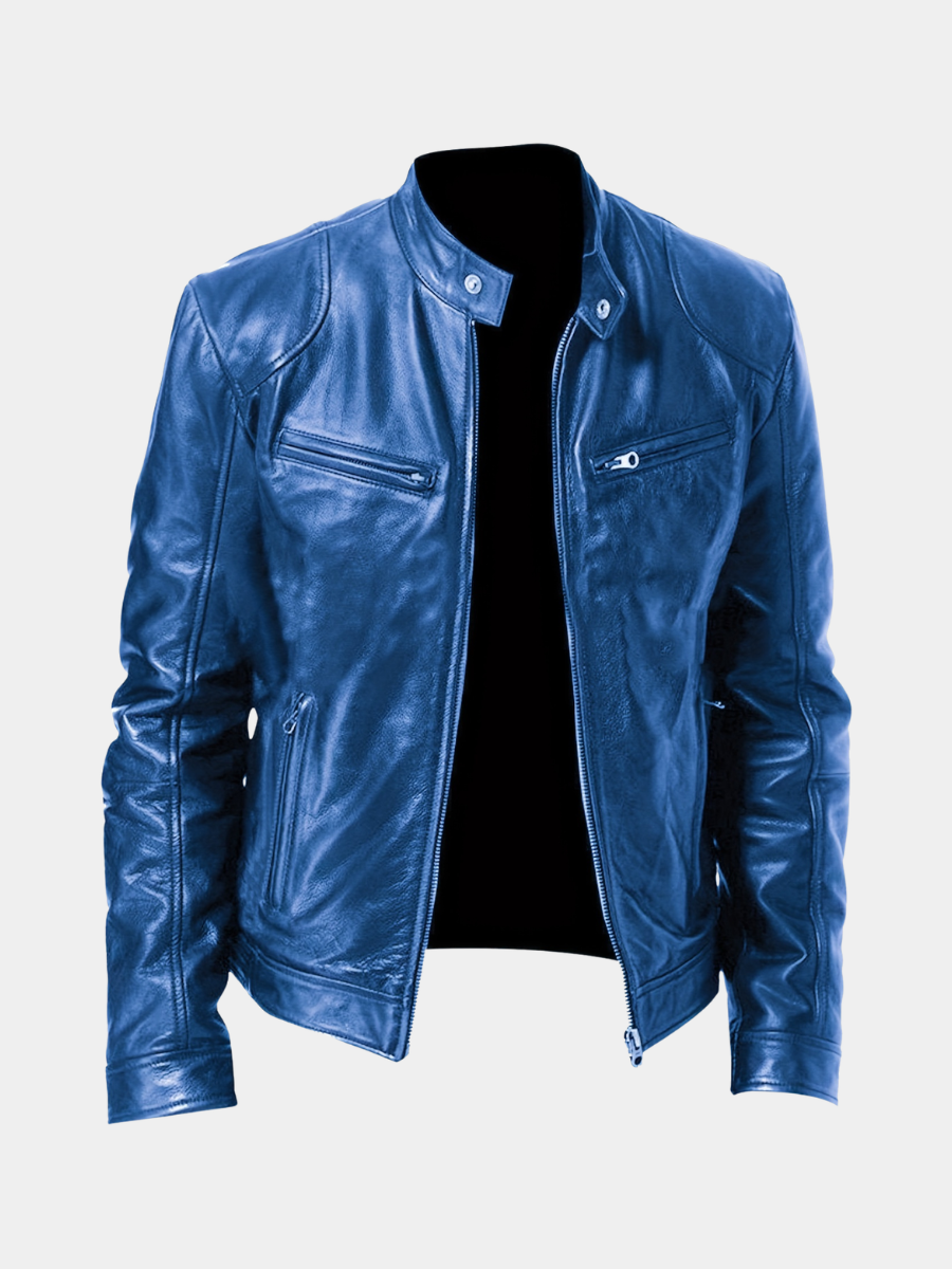 Men's Zip Motorcycle Jacket