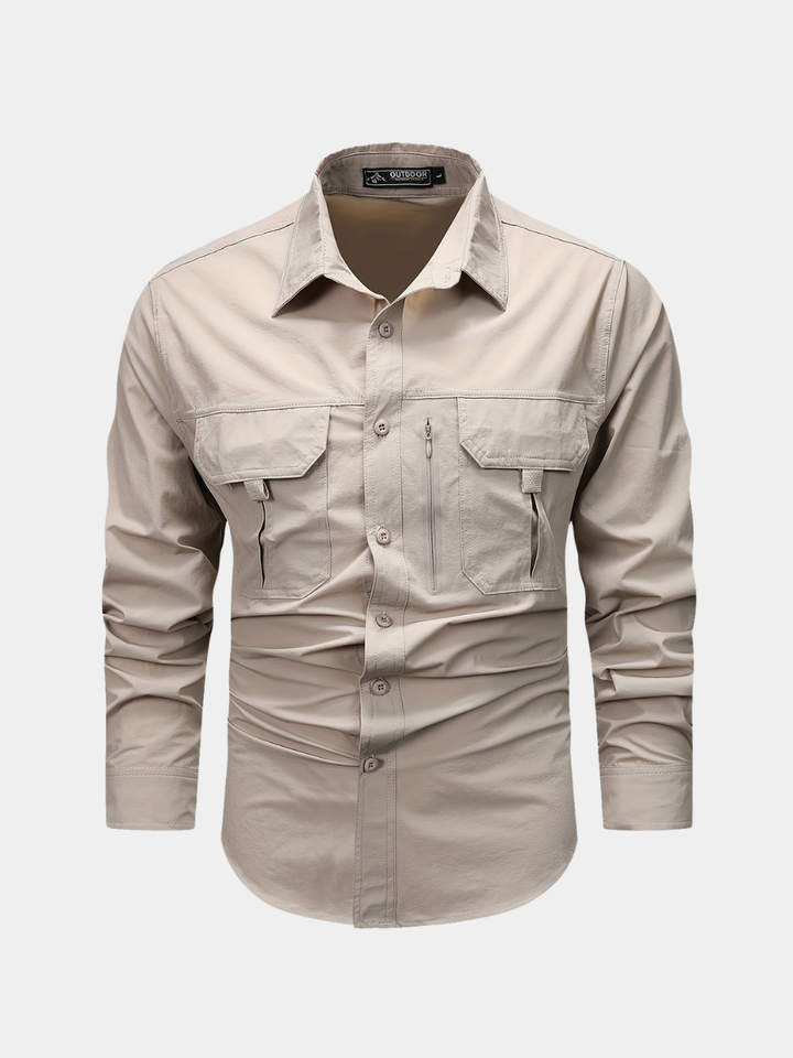 Men's Long Sleeve Cargo Shirt