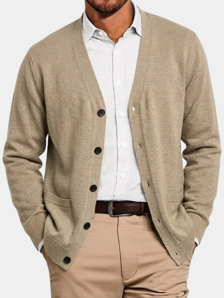 Men's Knit Stand Collar Blazer