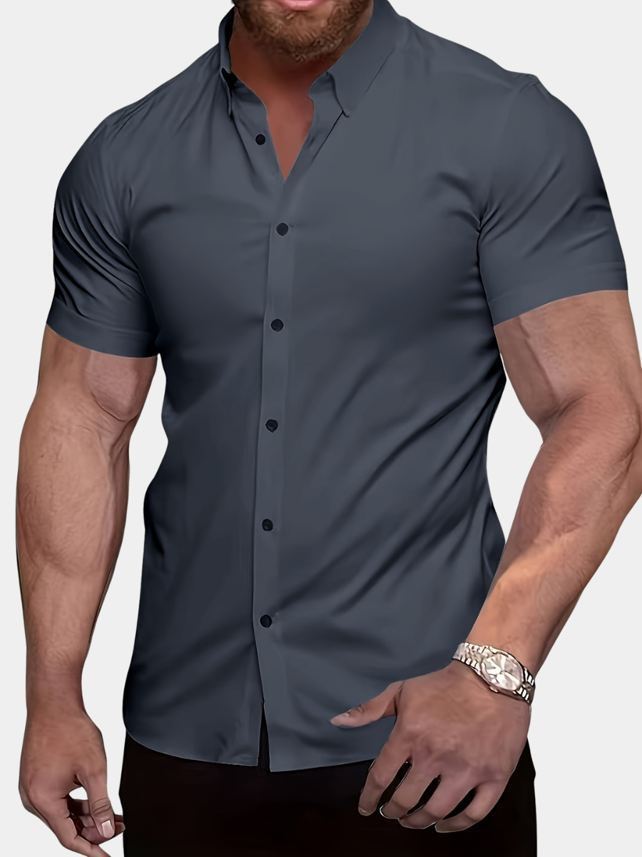 Men's Solid Color Shirt