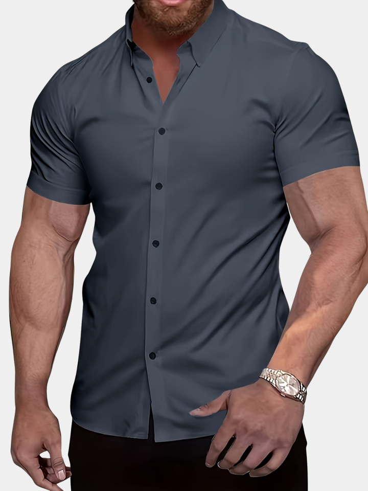 Men's Solid Color Shirt