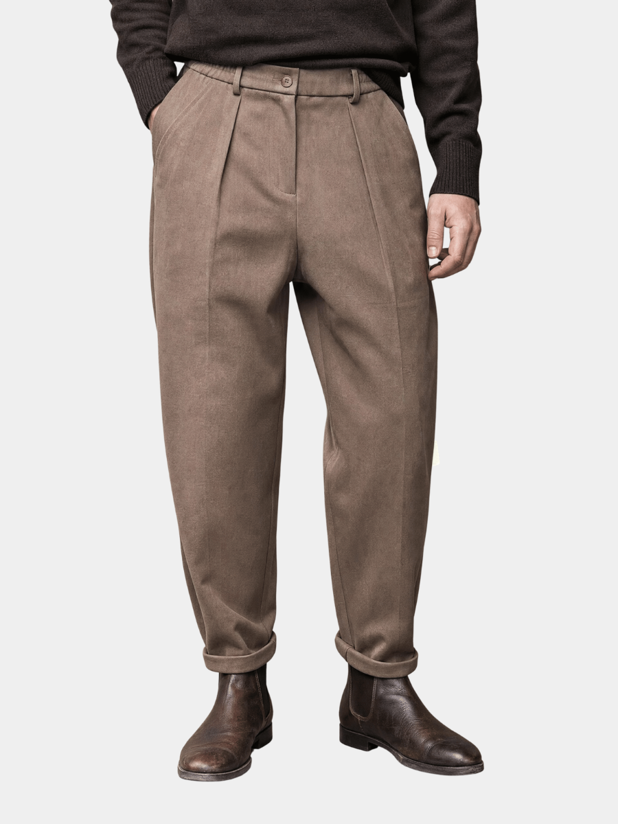 Men's Tapered Wool Blend Pants