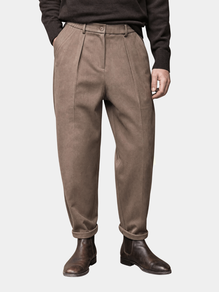 Men's Tapered Wool Blend Pants