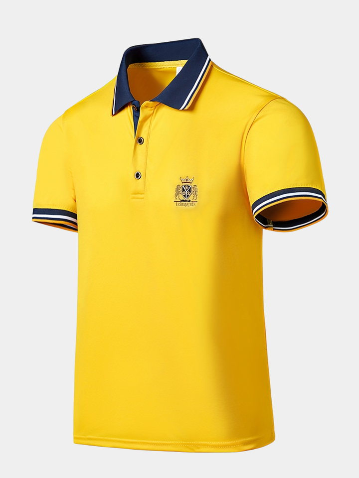 Men's Embroidered Knit Shirt