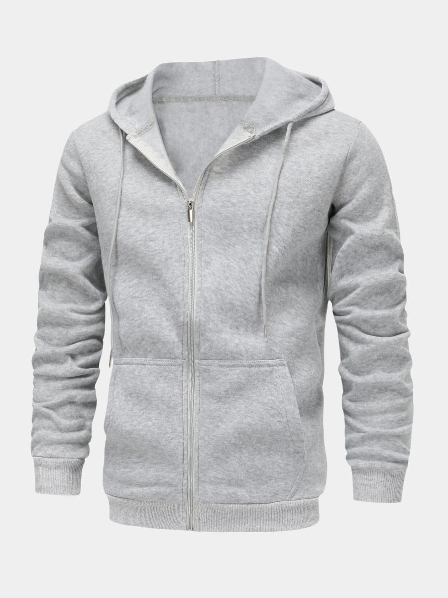 Men's Fleece Lined Zip Hoodie