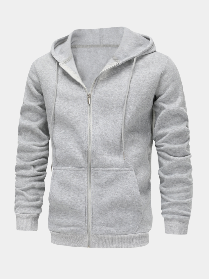 Men's Fleece Lined Zip Hoodie