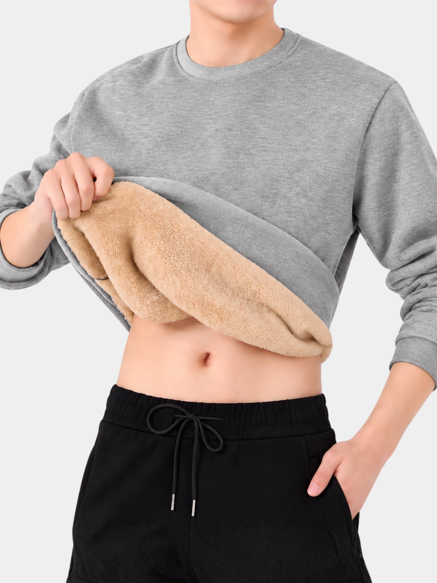 Men's Fleece Crew Neck Sweatshirt