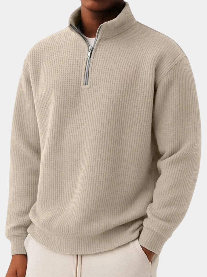 Men's Knit Half Zip Sweater