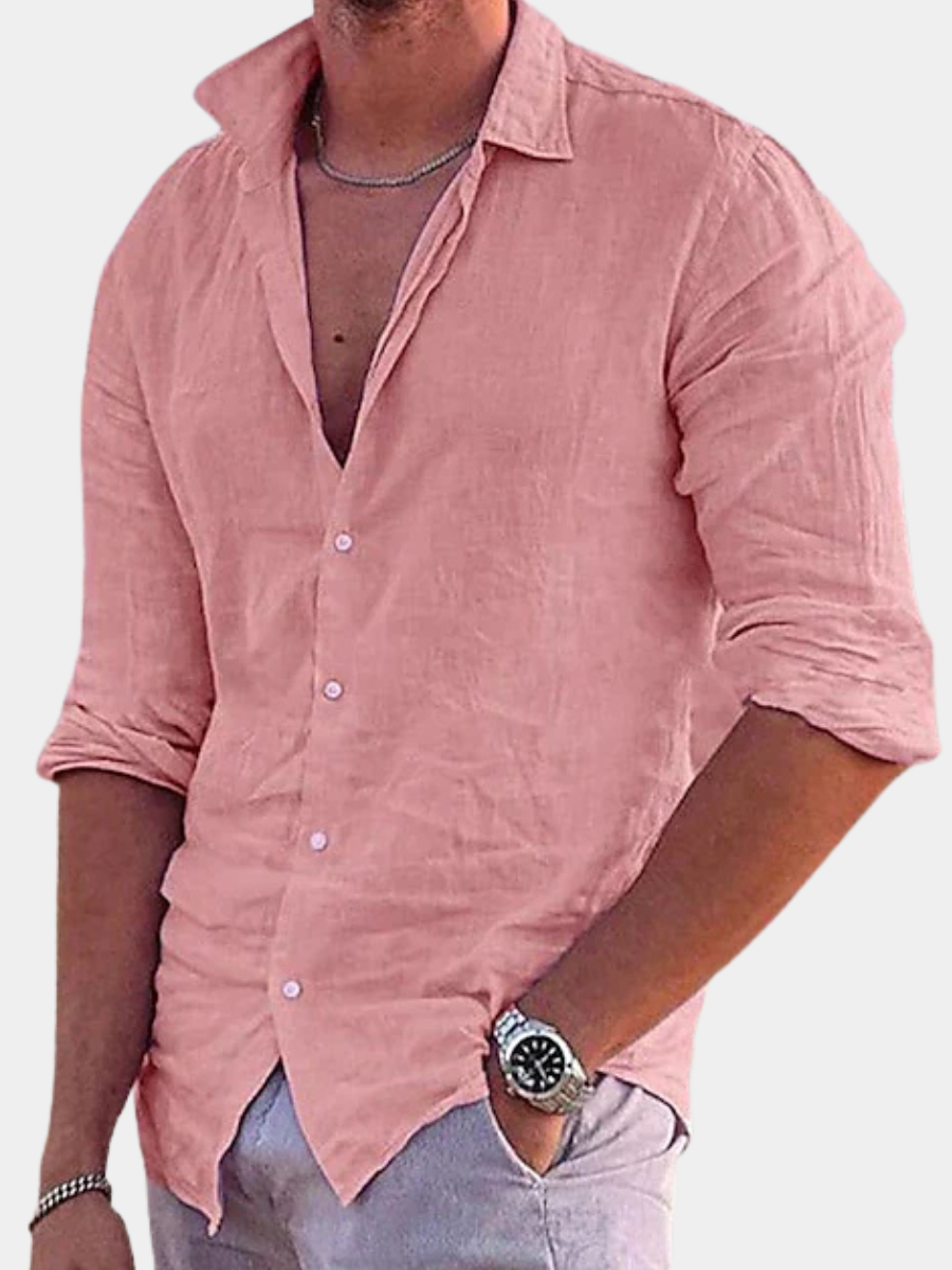 Men's Cotton Linen Shirt