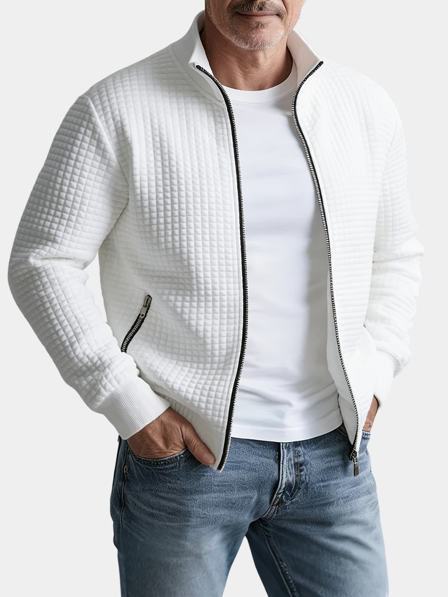 Men's Waffle Knit Jacket