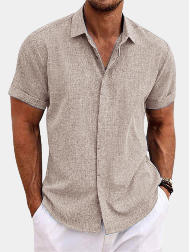 Men's Structured Short Sleeve Shirt
