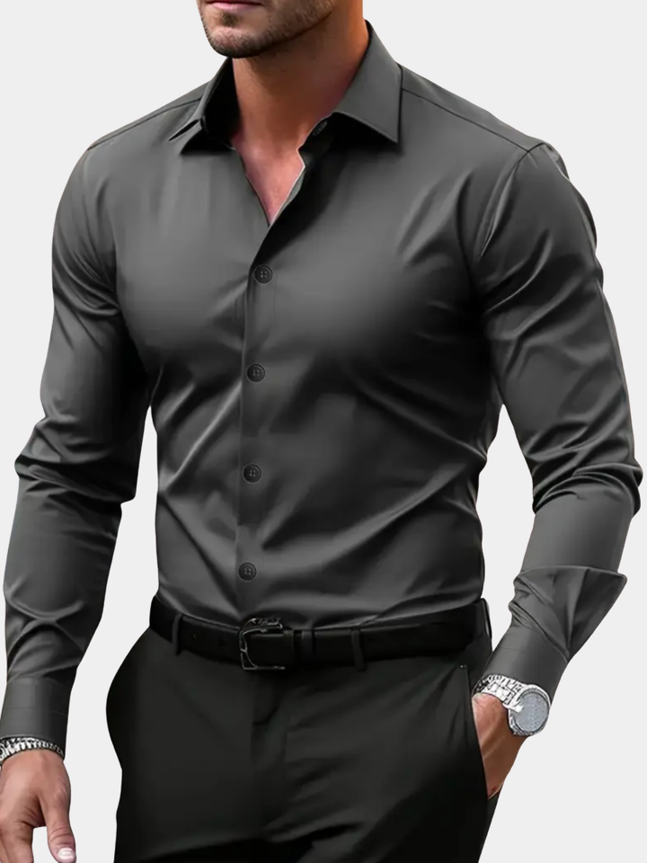 Men's Notched Collar Shirt