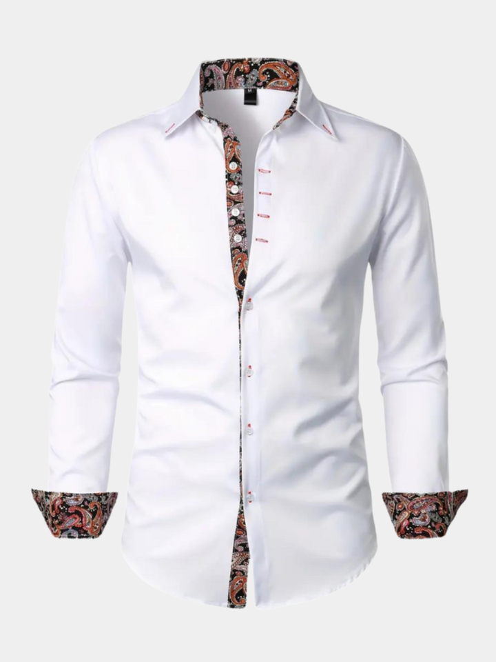 Men's Paisley Slim Shirt