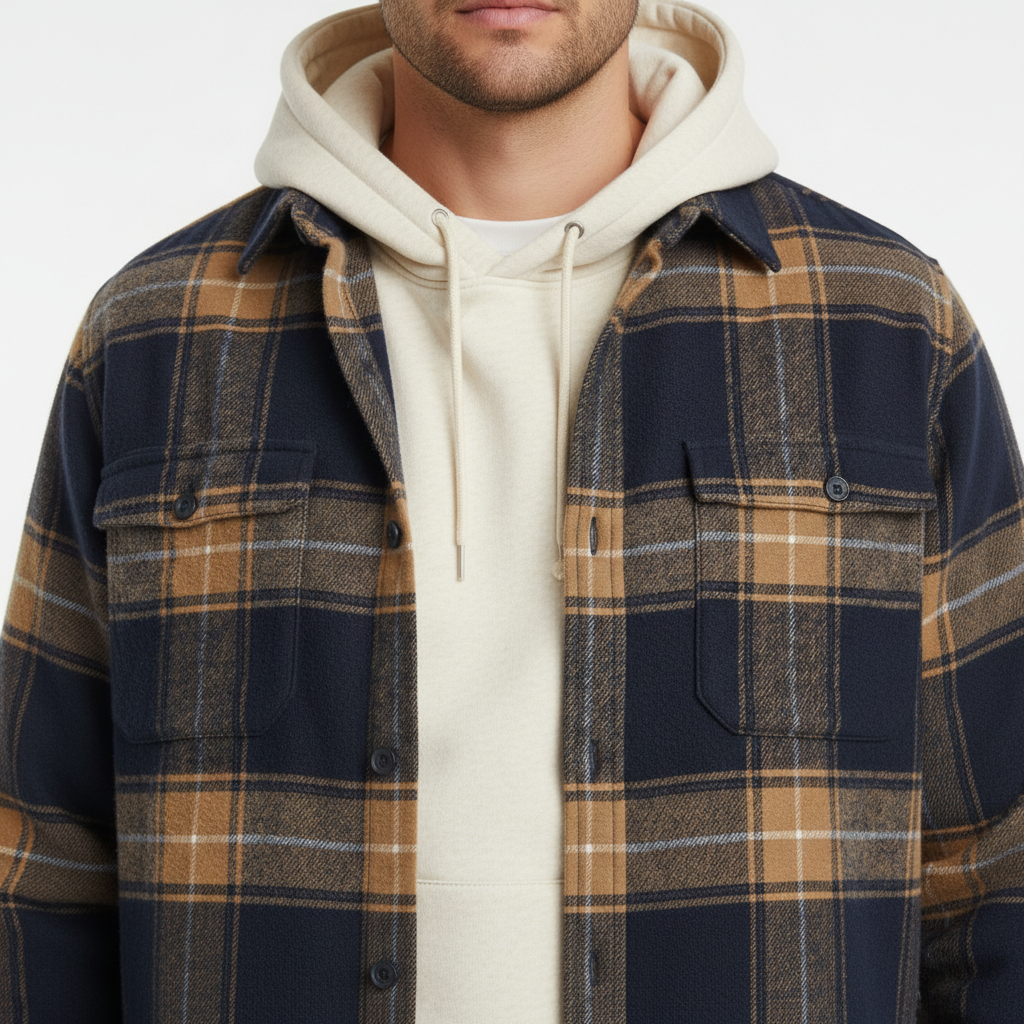 Men's Brushed Flannel Shirt