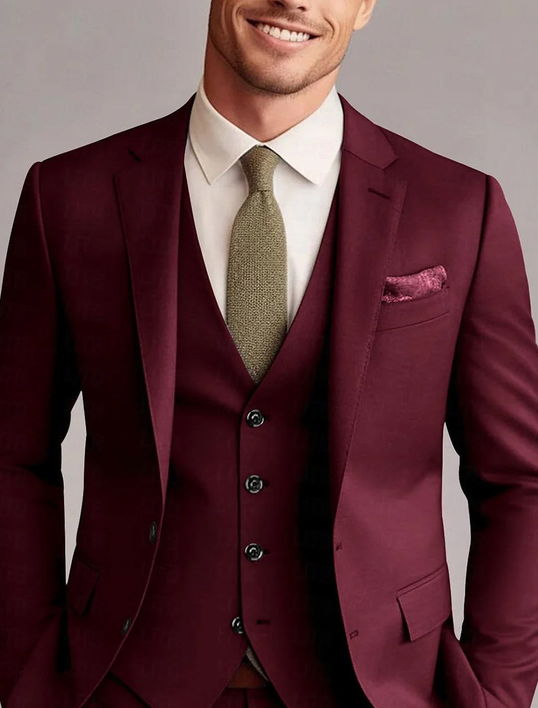 Men's Two Button Suit
