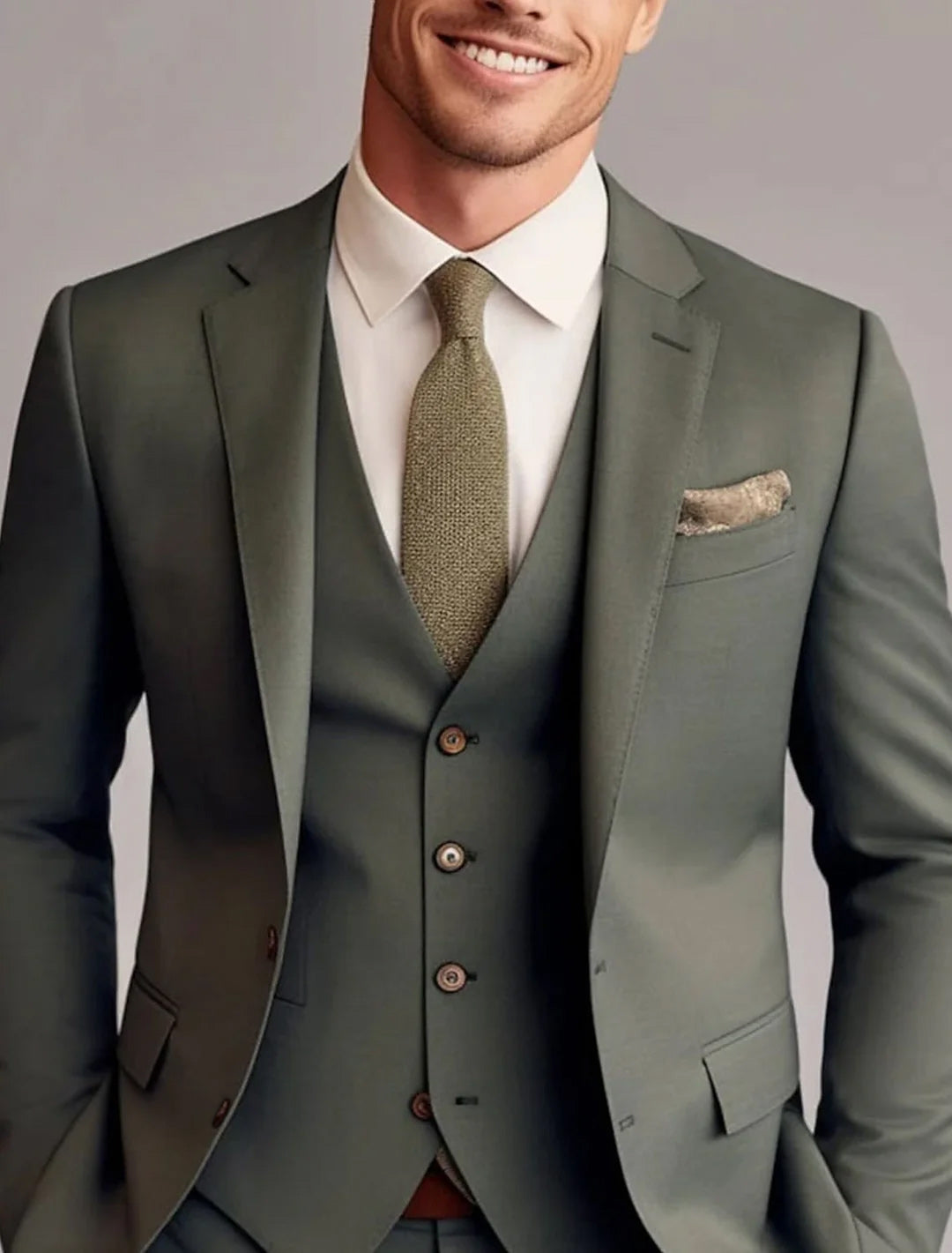 Men's Two Button Suit