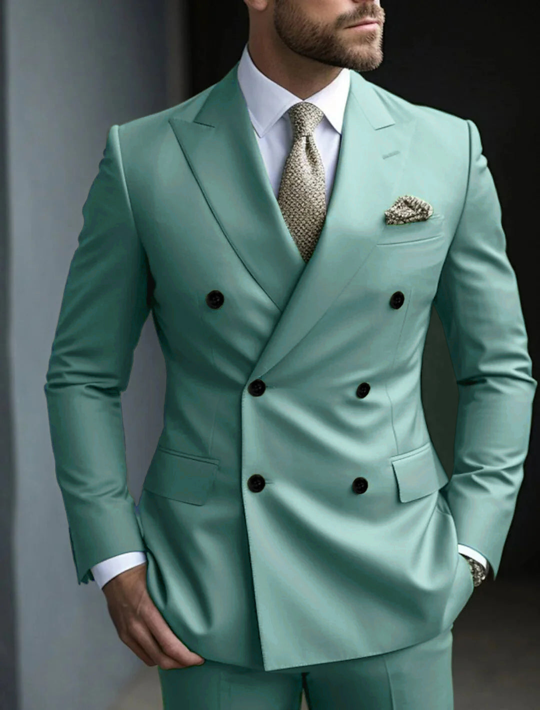 Men's Double Breasted Suit