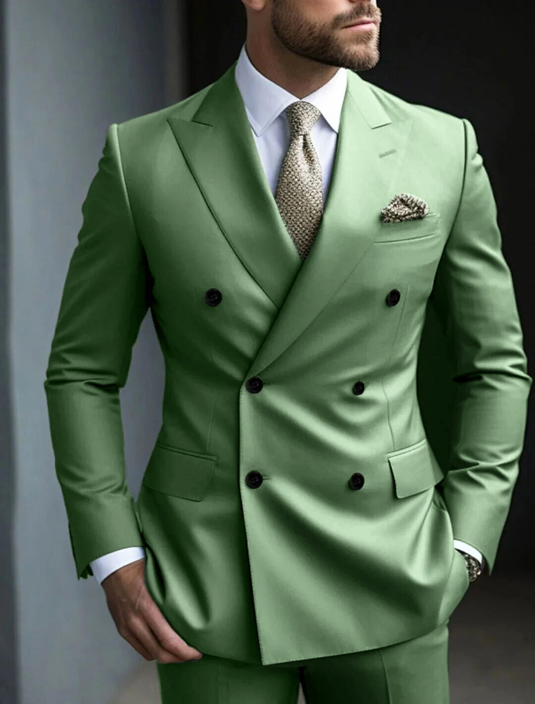 Men's Double Breasted Suit