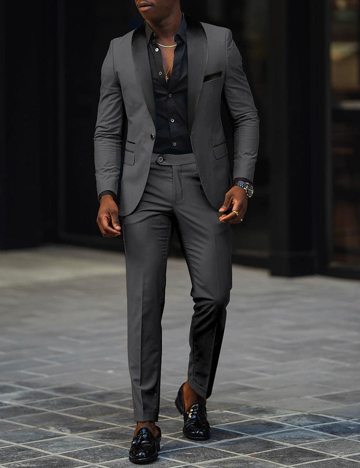 Men's Single Button Suit