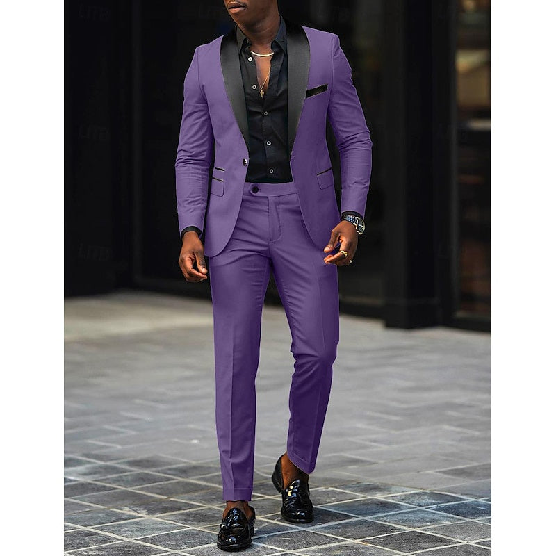 Men's Single Button Suit
