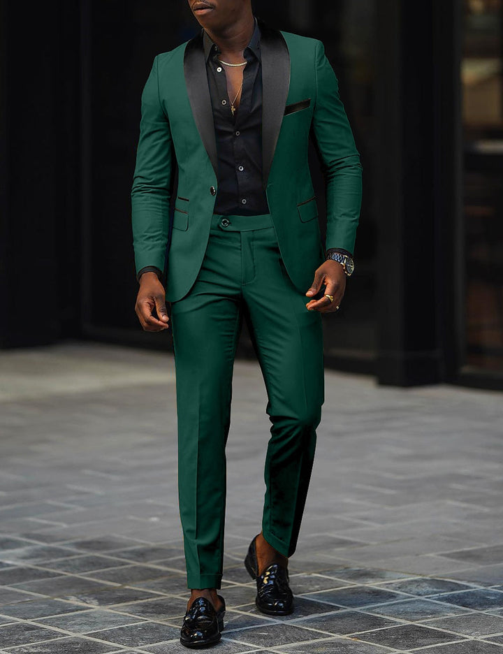 Men's Single Button Suit