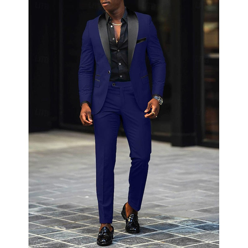 Men's Single Button Suit