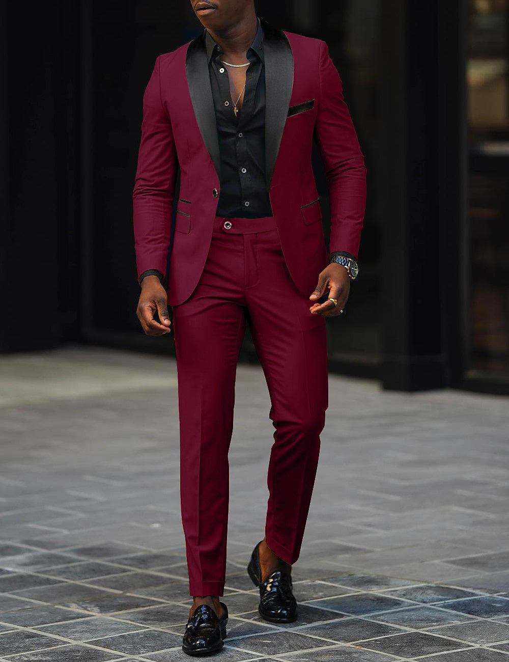 Men's Single Button Suit