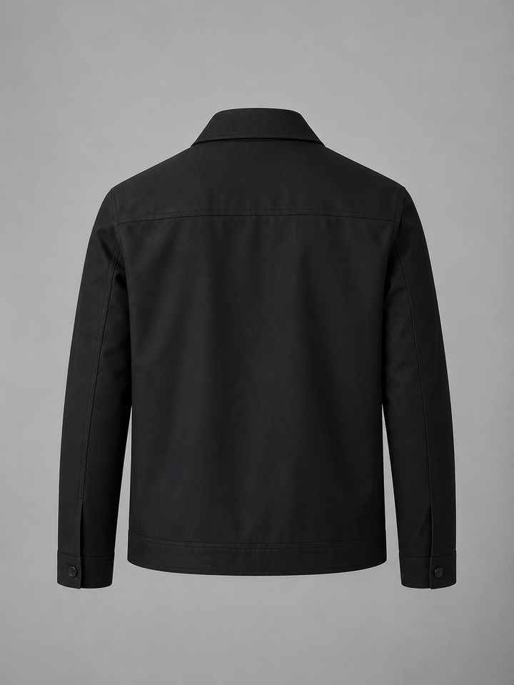 Men’s Lightweight Zip Jacket - Smart Casual British Style