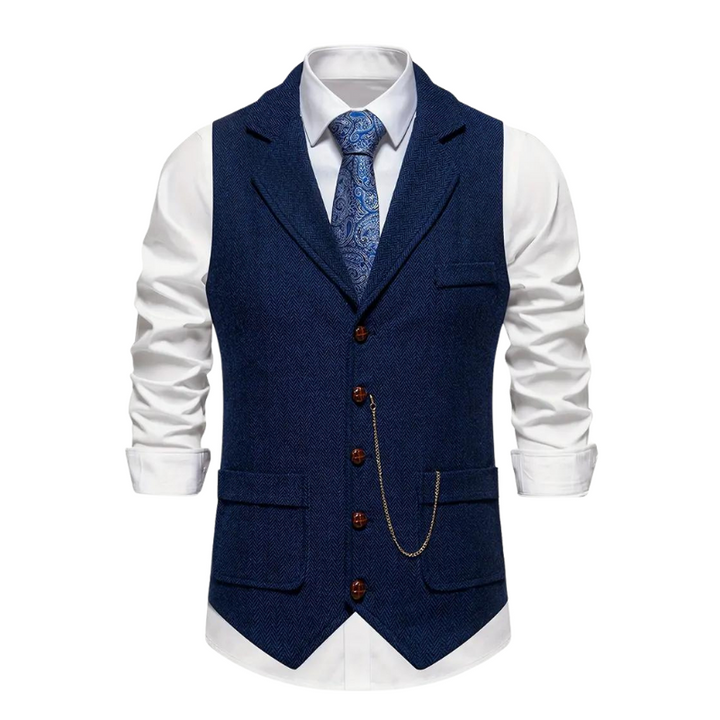 Men's Herringbone Vest
