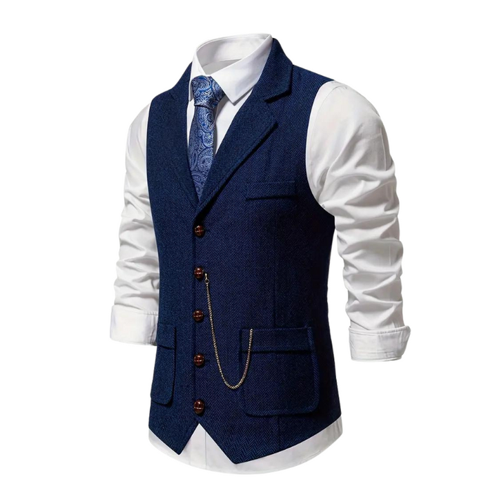 Men's Herringbone Vest