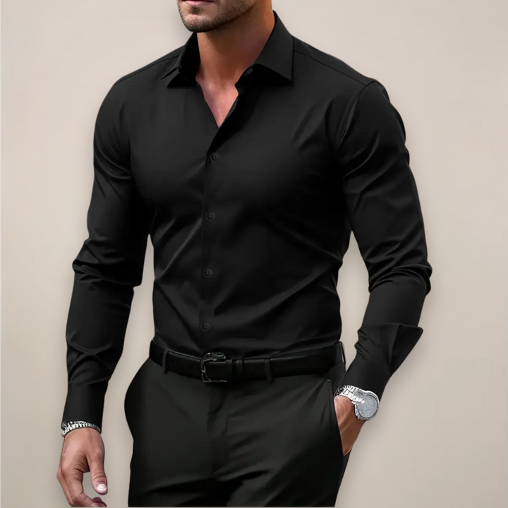 Men's Notched Collar Shirt