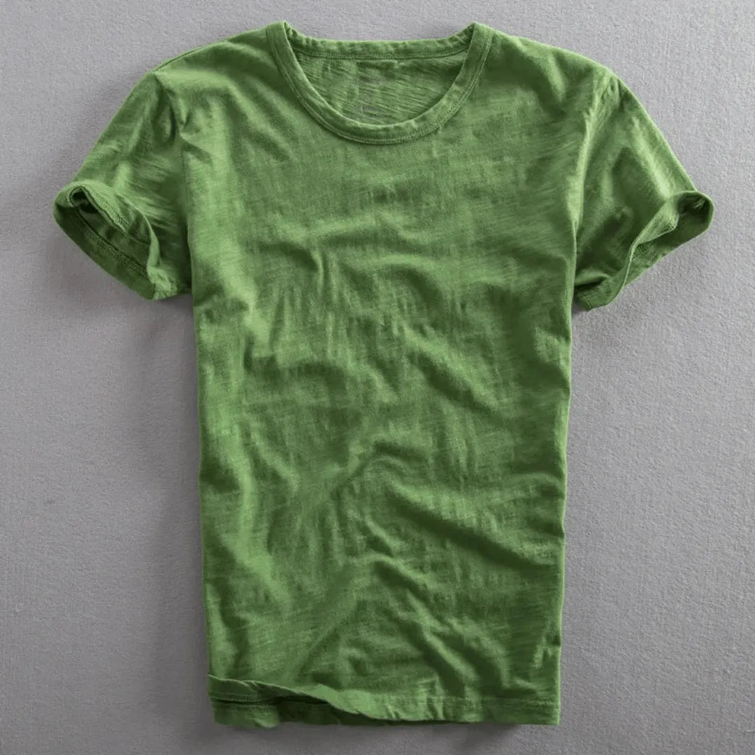 Men's Textured Cotton T-Shirt