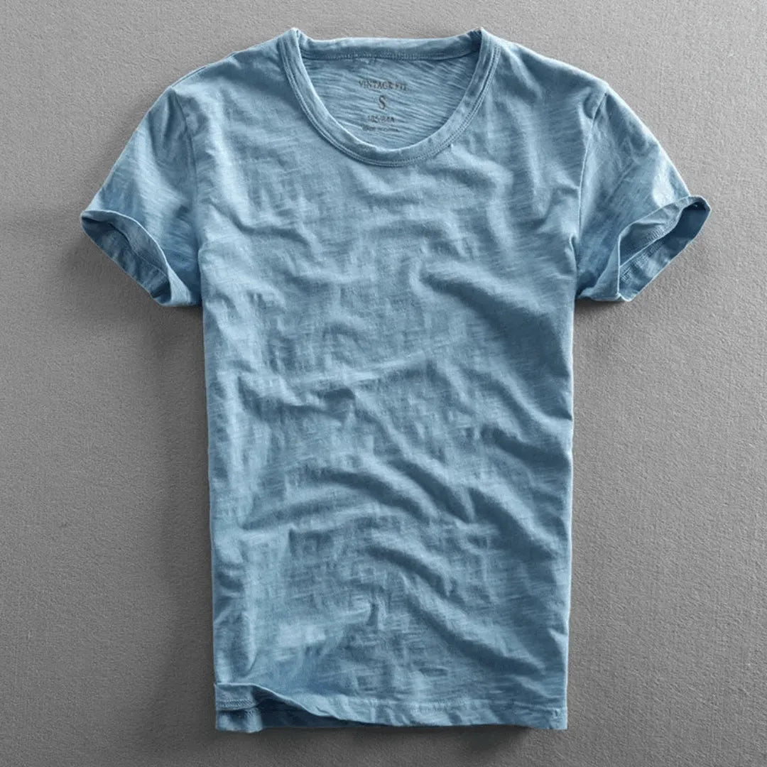 Men's Textured Cotton T-Shirt