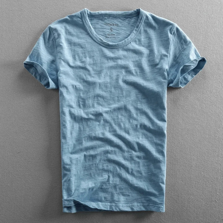 Men's Textured Cotton T-Shirt