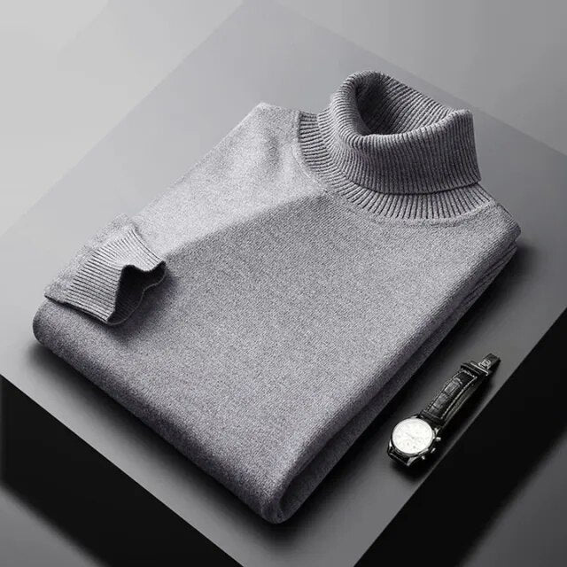 Men's Classic Turtleneck PUllover