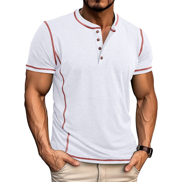 Men's Button Henley T-Shirt