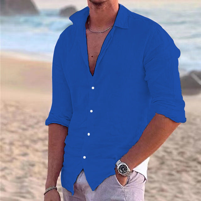 Men's Cotton Linen Shirt