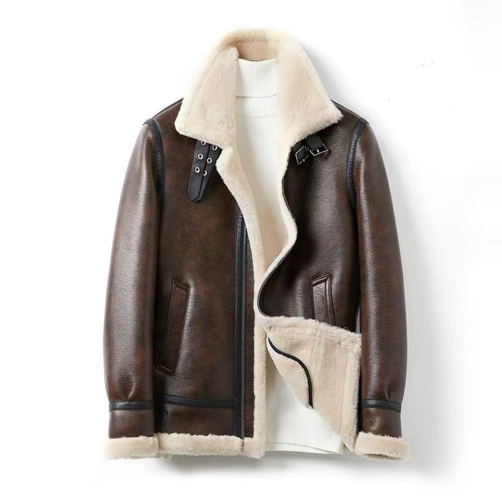 Aurell Shearling Aviator Jacket