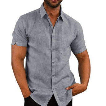 Men's Linen Cotton Shirt